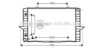 AVA QUALITY COOLING VO2064 Radiator, engine cooling